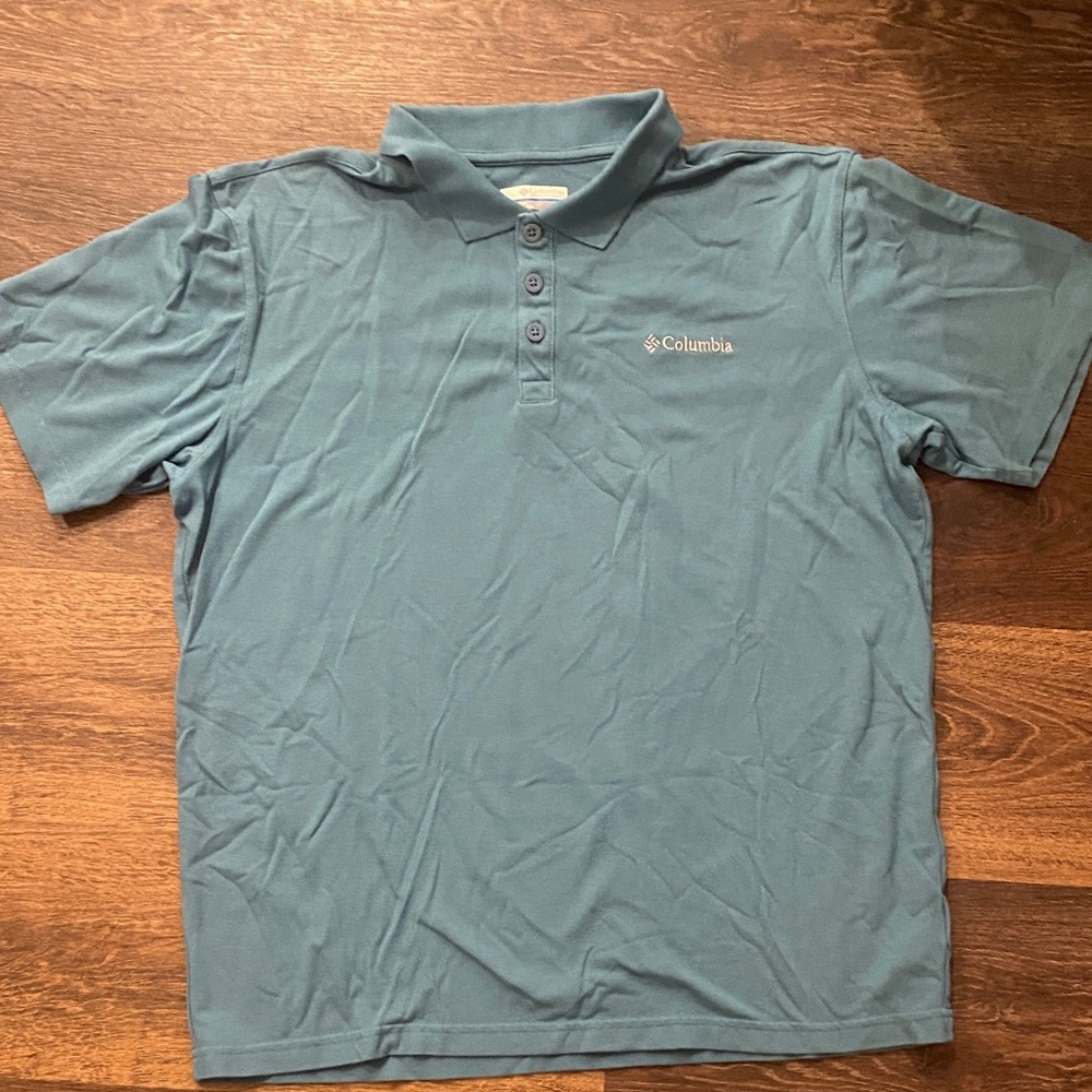 Columbia Men's Blue Polo Shirt